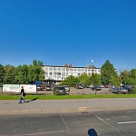 Входная группа Пассажиравтотранс, (СПб ГУП "Пассажиравтотранс"). Санкт-Петербург (Красногвардейский район),  Полюстровский пр.,  39